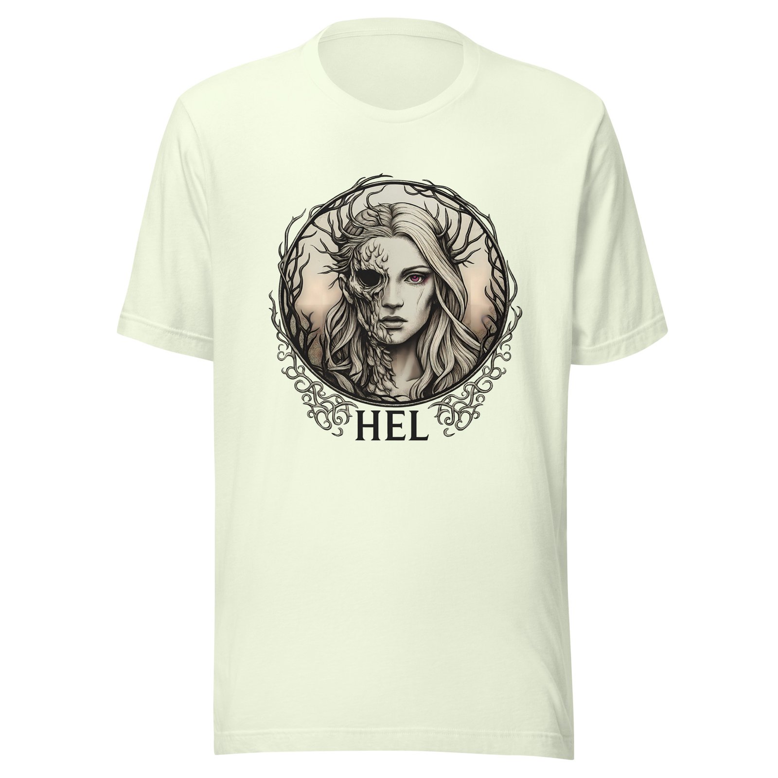 Goddess Hel T-Shirt | Dark Fantasy Norse Mythology Art Tee - Image 5