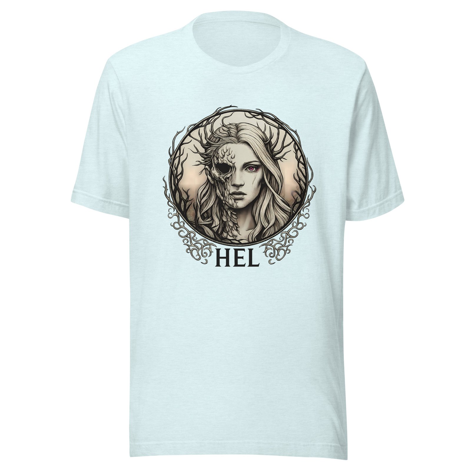 Goddess Hel T-Shirt | Dark Fantasy Norse Mythology Art Tee - Image 4