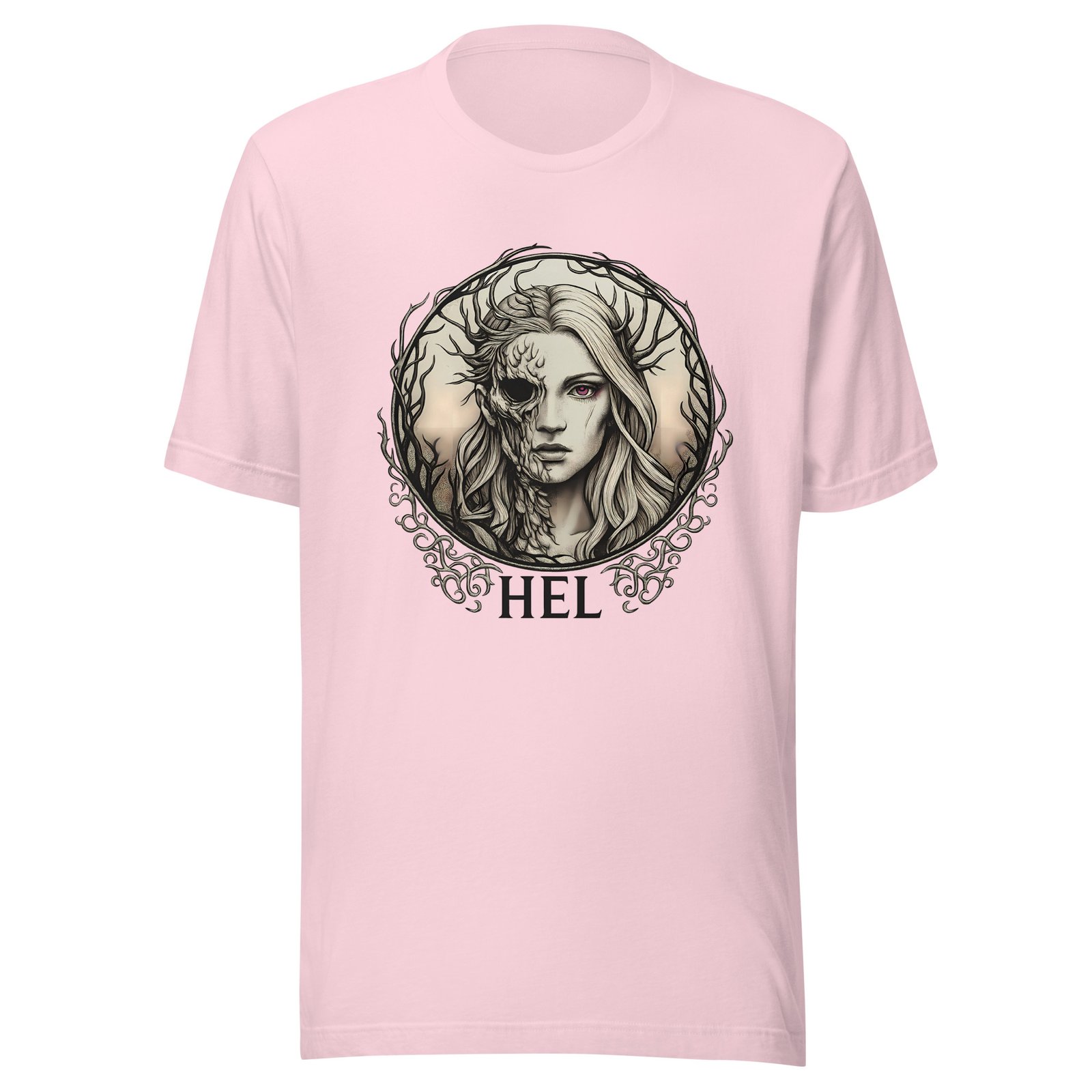 Goddess Hel T-Shirt | Dark Fantasy Norse Mythology Art Tee - Image 3