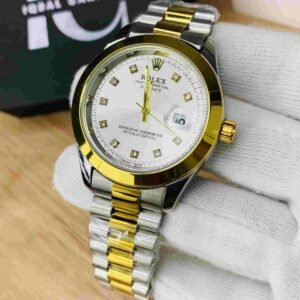 Luxury Two-Tone Datejust Watch – White Stone Dial