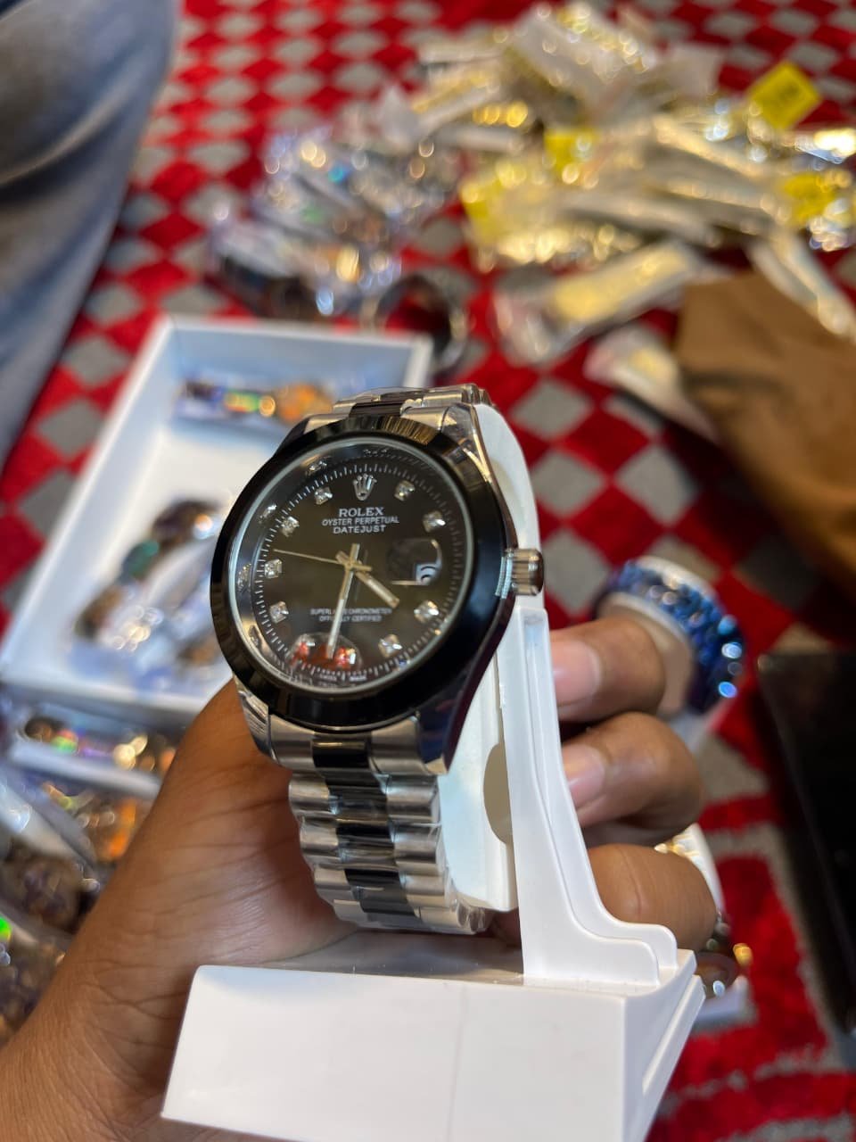 Rolex Elite Automatic Datejust – Royal Blue & Charcoal Black Edition