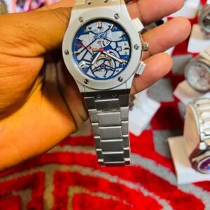 HB Signature Series – Luxury Transparent Skeleton Men's Watch