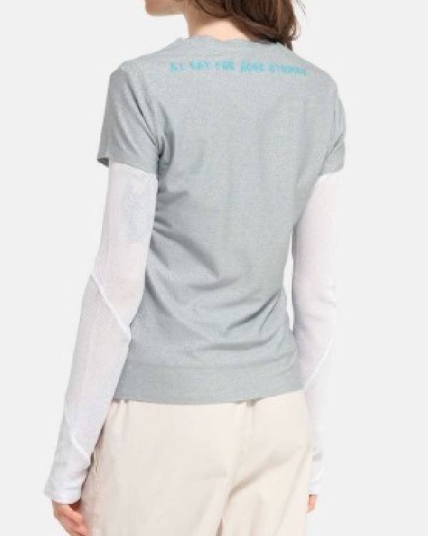 Elle Fanning Cat Print Tee