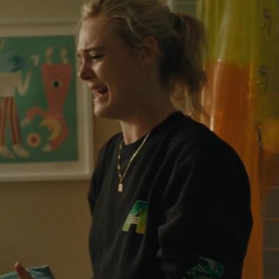Margos Got Money Troubles Elle Fanning Black Sweatshirt s1