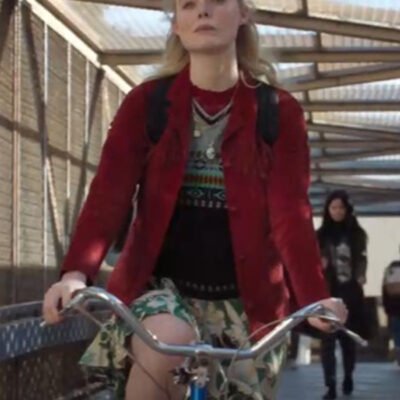 Margos Got Money Troubles Elle Fanning Fringe Jacket
