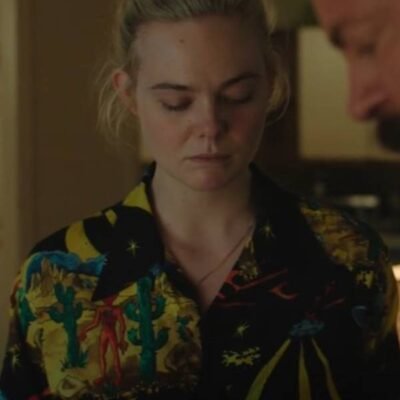 Elle Fanning Graphic Shirt