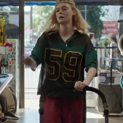 Elle Fanning Green 59 Jersey