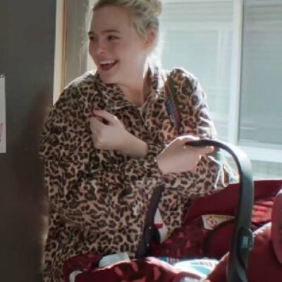 Margos Got Money Troubles S01 Elle Fanning Leopard Print Jacket