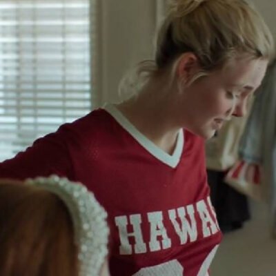 Elle Fanning Red Jersey 2026