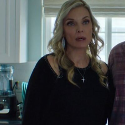 Michelle Pfeiffer Cut Out Sweater