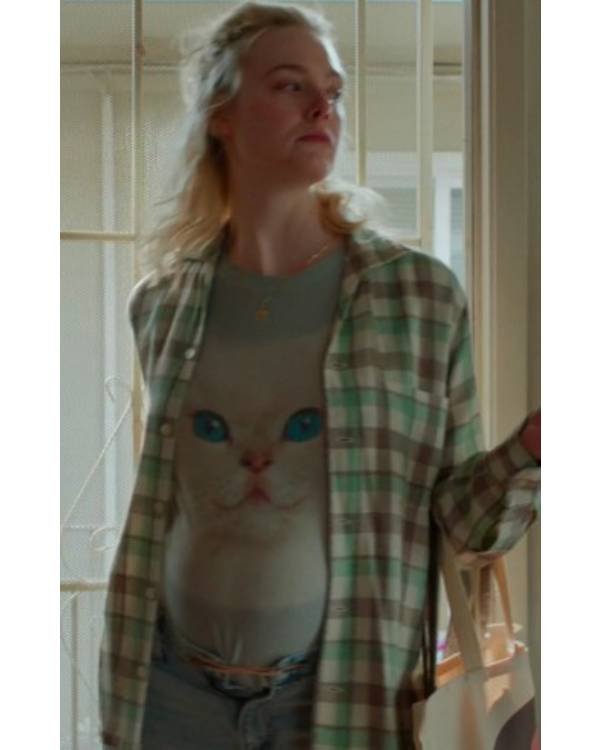 elle fanning cat tee
