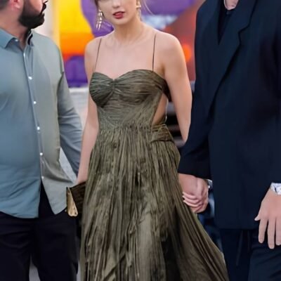 Wedding Guest Style: Taylor Swift's Elegant Metallic Look in NYC