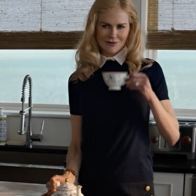 Nicole Kidman Blue T-Shirt