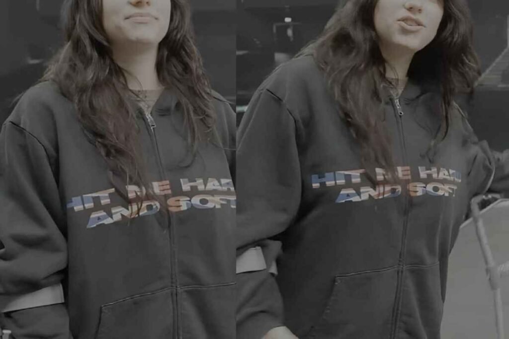 Billie Eilish Hit Me Hard and Soft The Tour Live in 3D Gray Hoodie