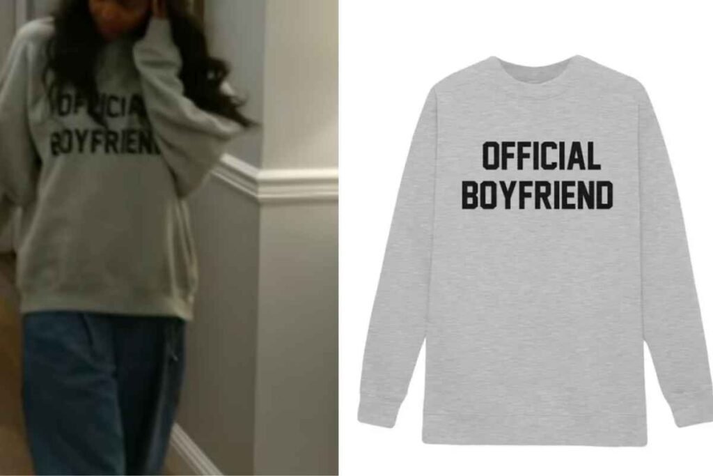 Ciara Miller Official Boyfriend Sweatshirt