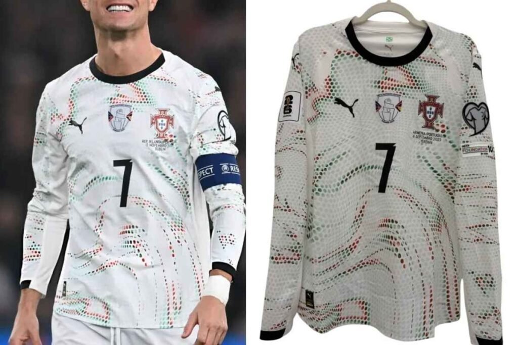 Cristiano Ronaldo Portugal White Jersey