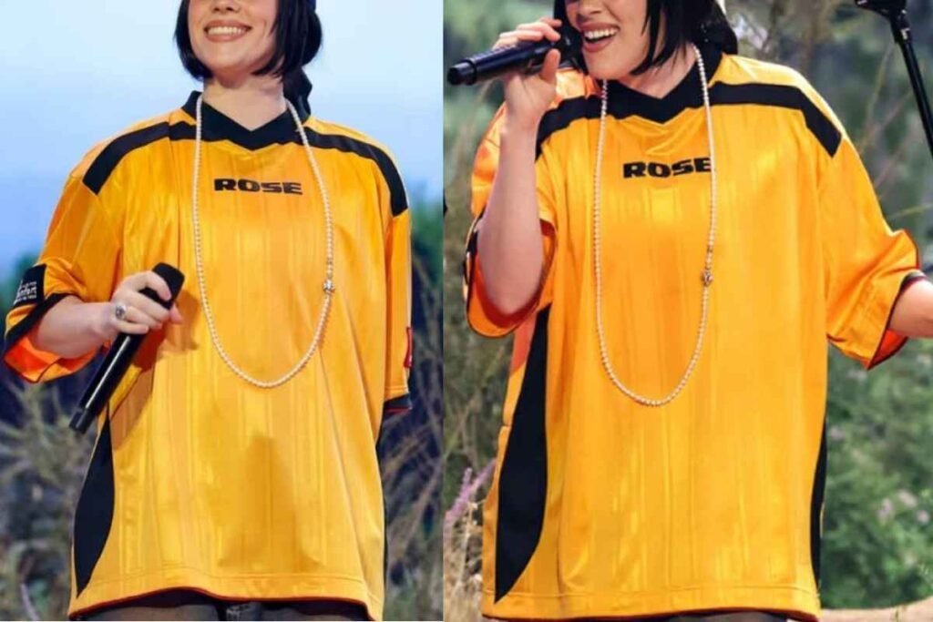 Eilish Grammy Awards Orange T-shirt
