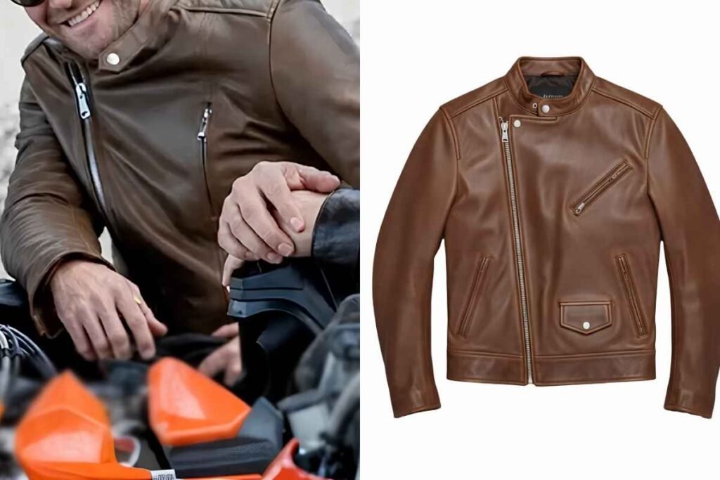 Jake Gyllenhaal Brown Leather Jacket
