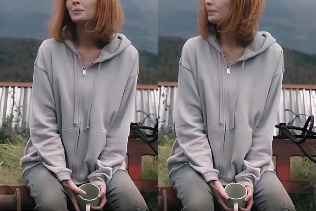 Kelly Reilly Grey Hoodie