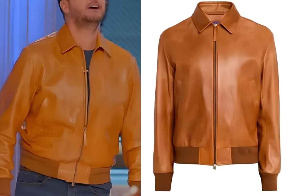Luke Bryan Camel Leather Jacket
