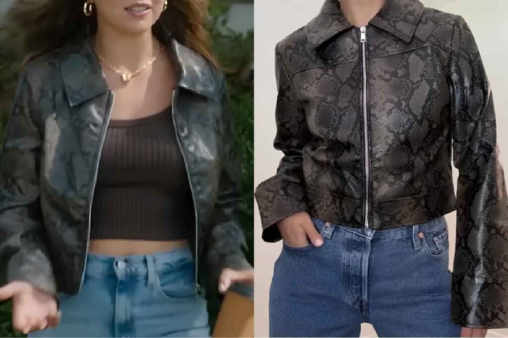Mika Abdalla Snake Leather Jacket
