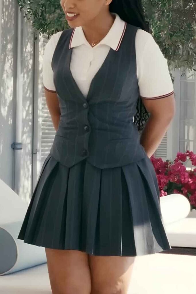 Polo and Pinstripe Dress