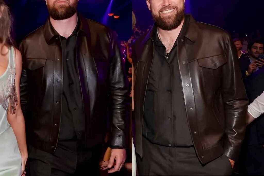 Travis Kelce Leather Jacket
