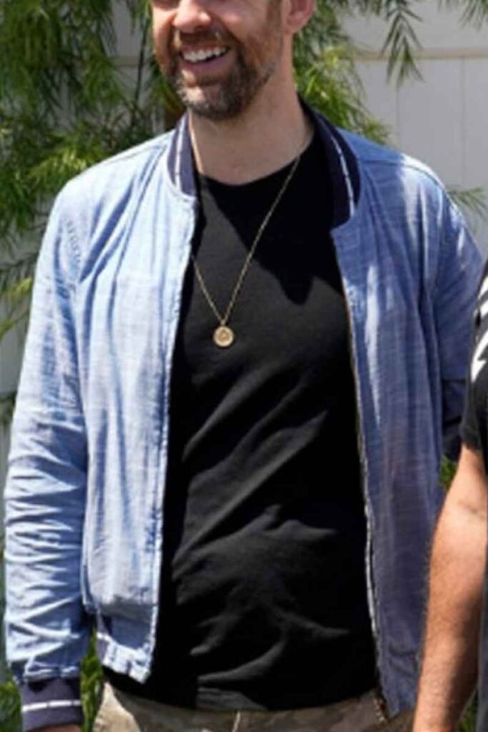 Adam Farahan Blue Bomber Jacket