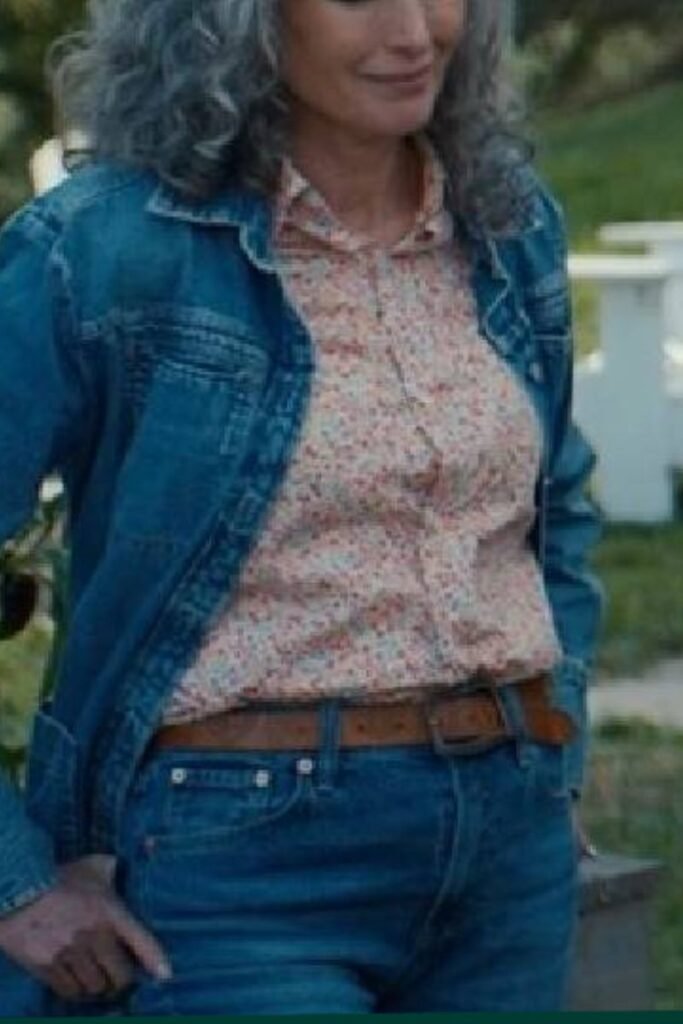 Andie Macdowell Blue Denim Jacket