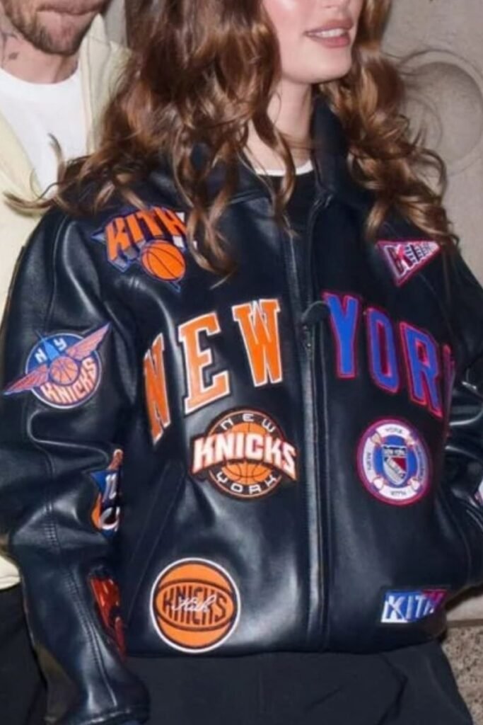 Bieber Knicks Leather Jacket
