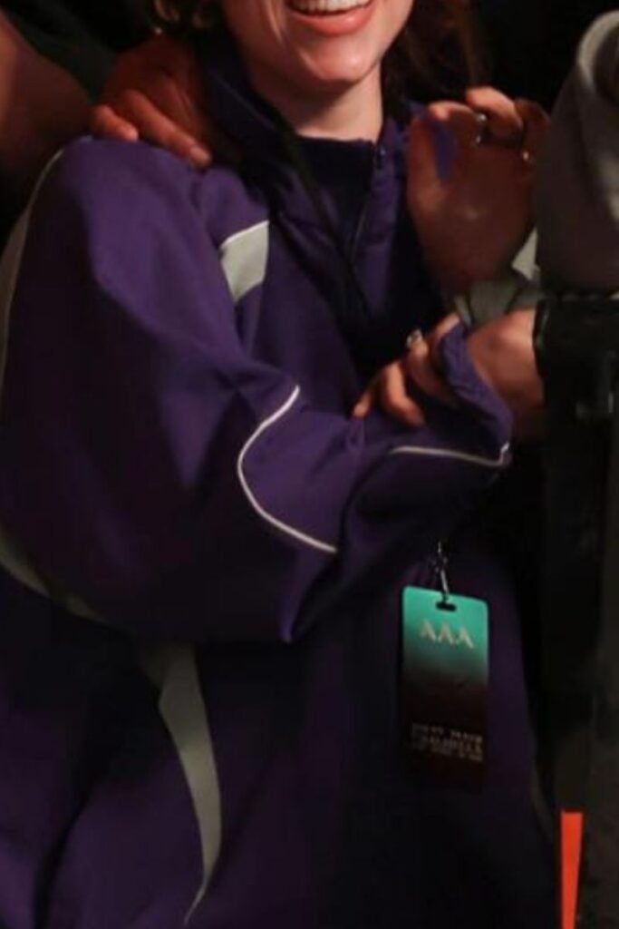 Billie Eilish Purple Track Jacket