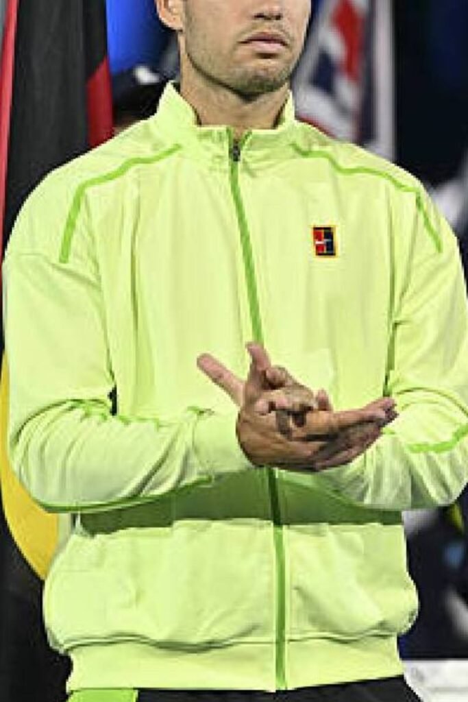 Carlos Alcaraz Green Track Jacket