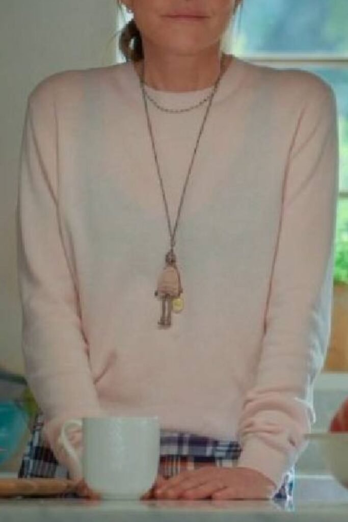 Christa Miller Pink Sweater