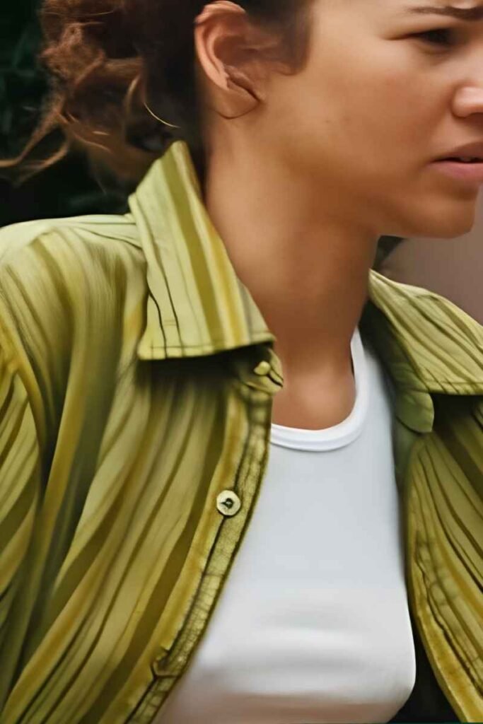 Coleman Green Striped Shirt