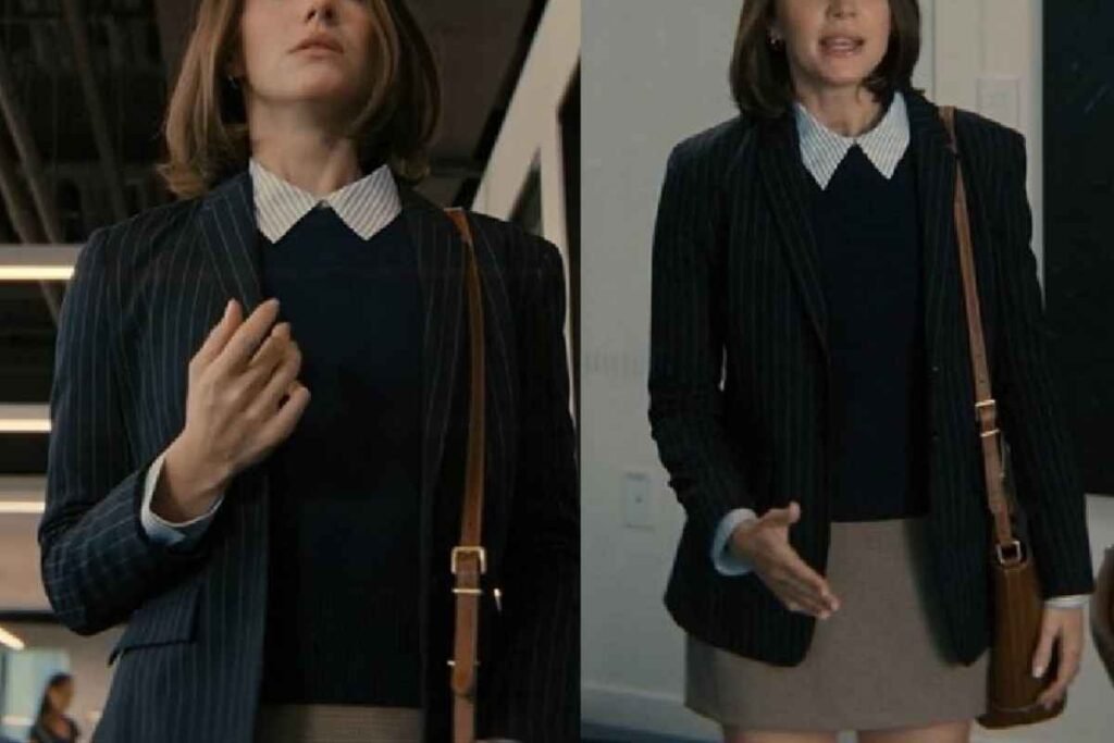 Ella Hunt Pinstripe Blazer