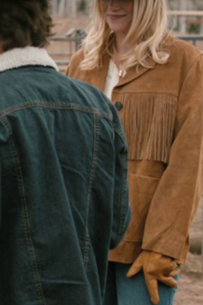 Ellyn Jameson Brown Suede Fringed Jacket
