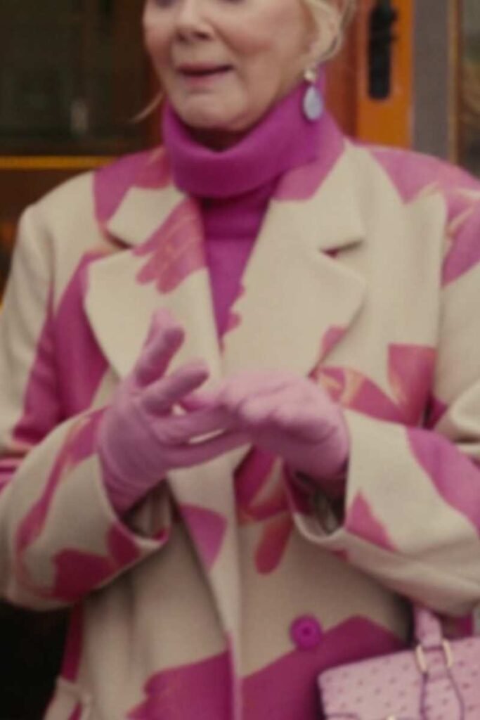 Jean Smart Floral Print Trench Coat