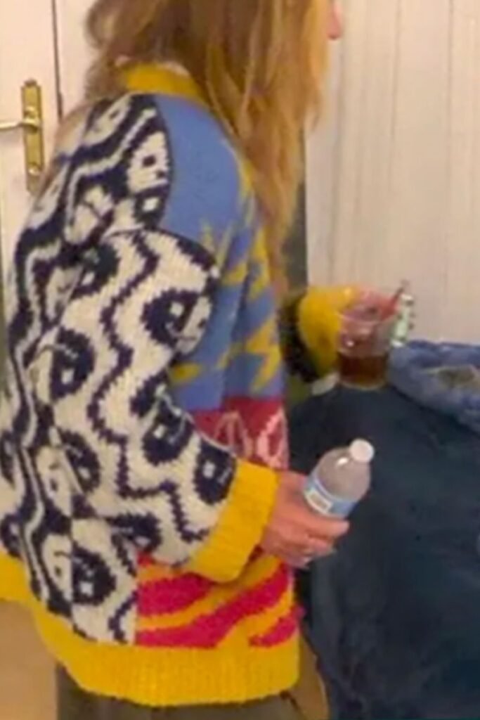 Kate Chastain Multicolor Printed Cardigan