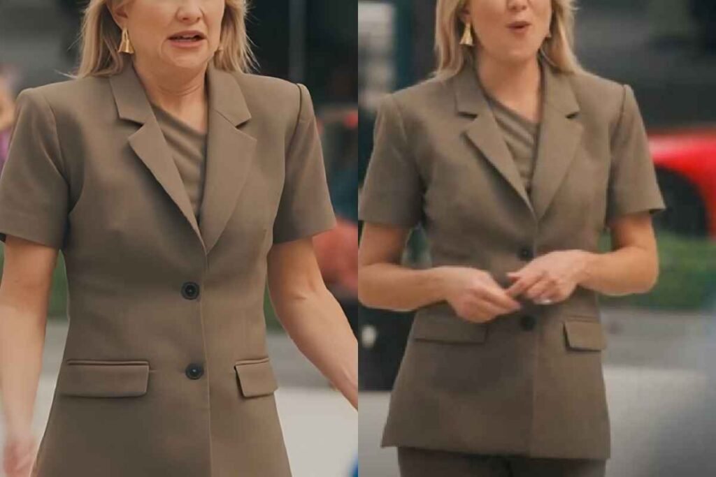 Kate Hudson Brown Blazer