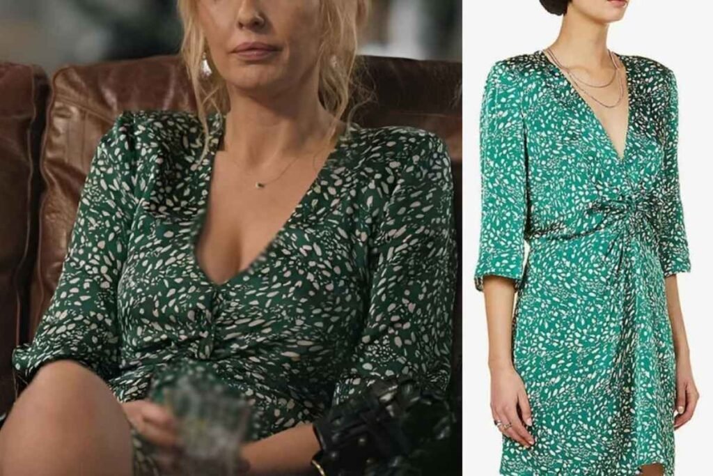 Kelly Reilly Green Mini Dress