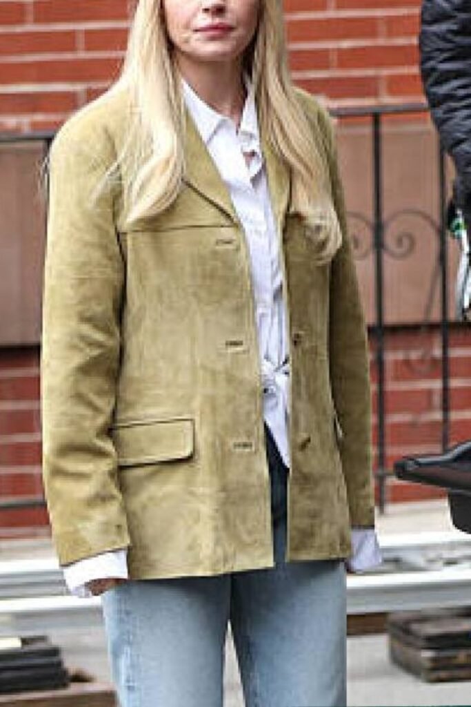 Lindsay Lohan Suede Jacket
