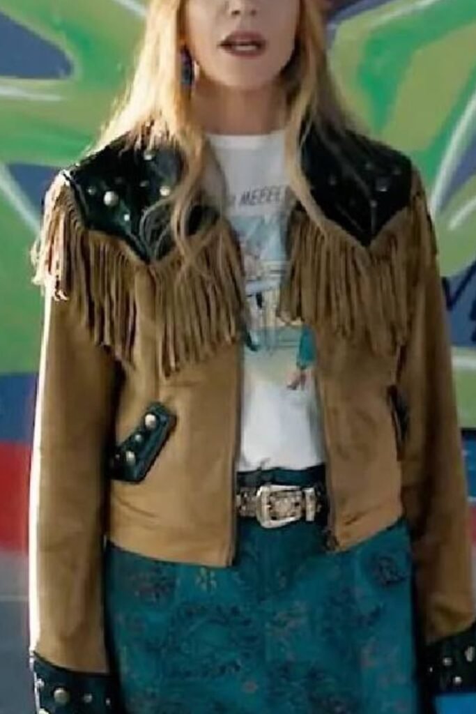 Morgan Gillory Fringed Suede Jacket