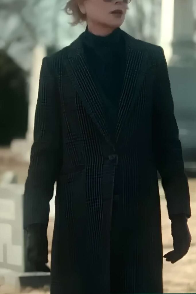 Nicole Kidman Plaid Trench Coat