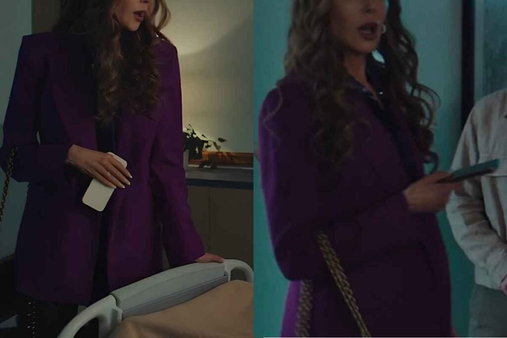 Nicole Kidman Purple Blazer