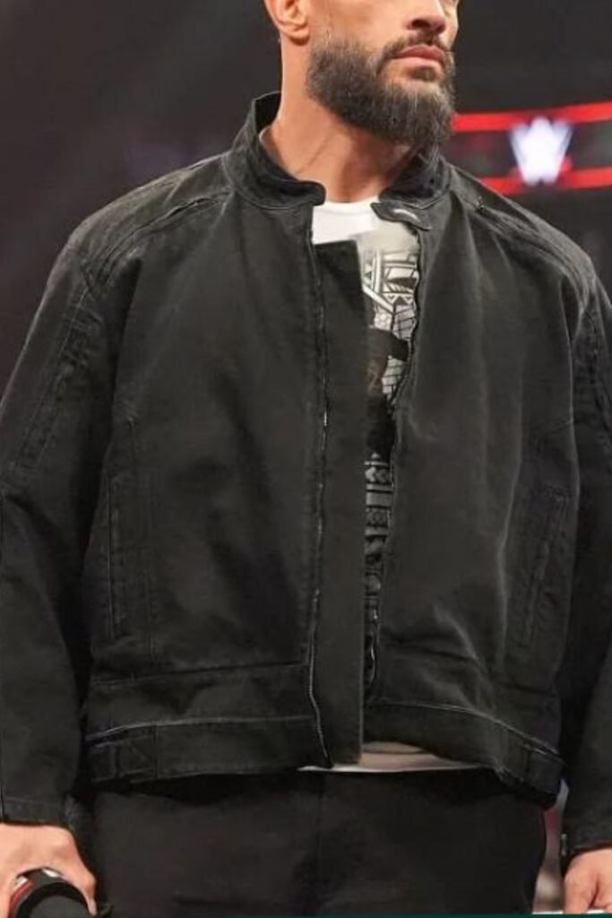 Roman Reigns Black Denim Jacket