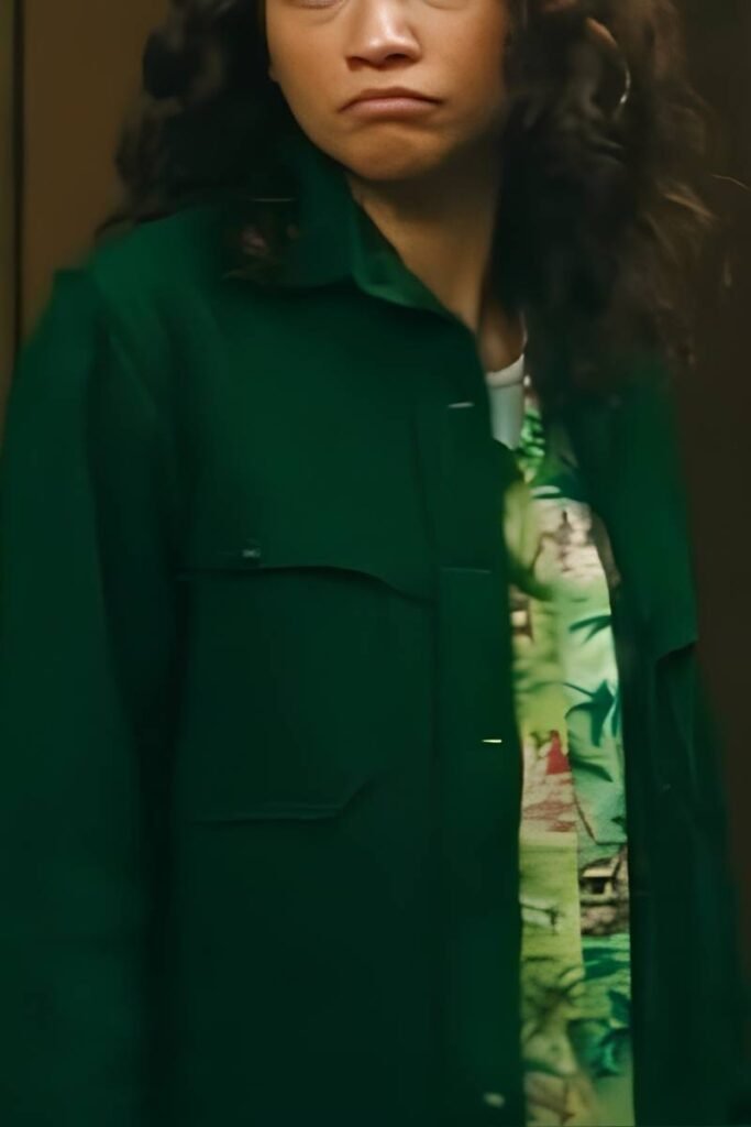 Rue Green Shirt Jacket