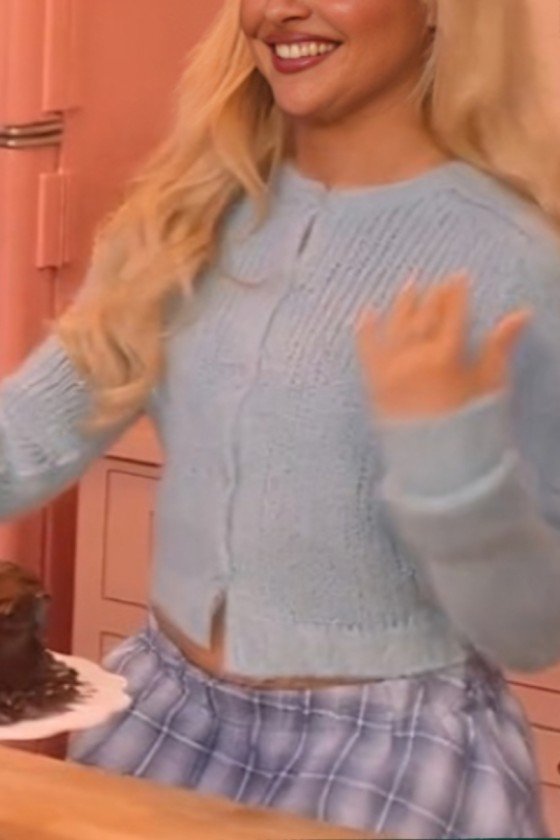 Sabrina Carpenter Christmas Cardigan