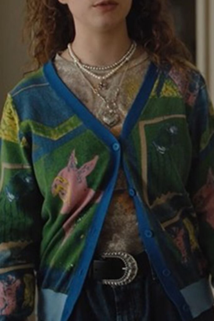 Sofia Rosinsky CardiganCrane-Martin Cat Print Sweater