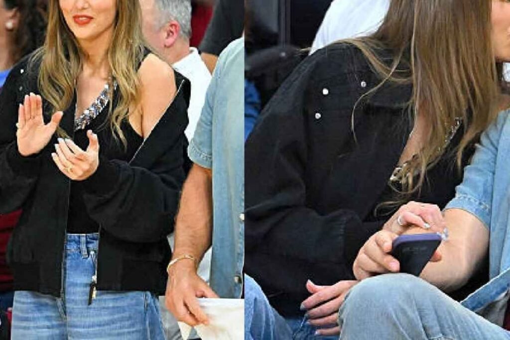 Taylor Swift  Knicks Black Jacket