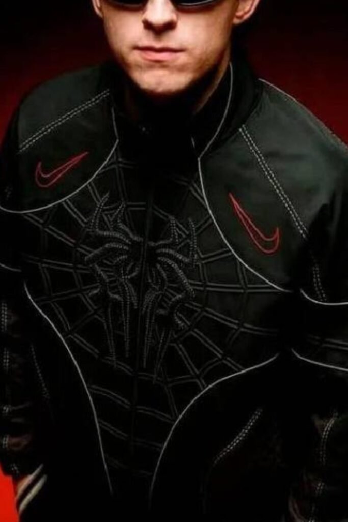 Tom Holland Black Track Jacket